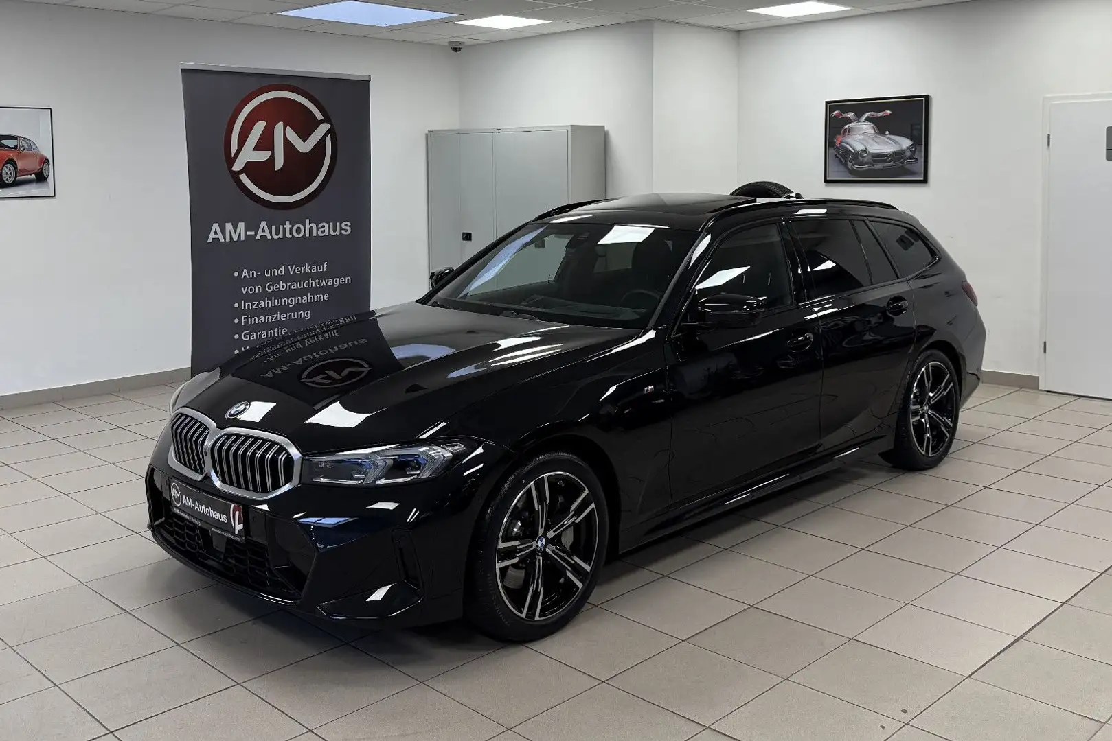 BMW 330 d Touring xDrive *M Sport*PanSD*ACC*HUD*AHK Noir - 2