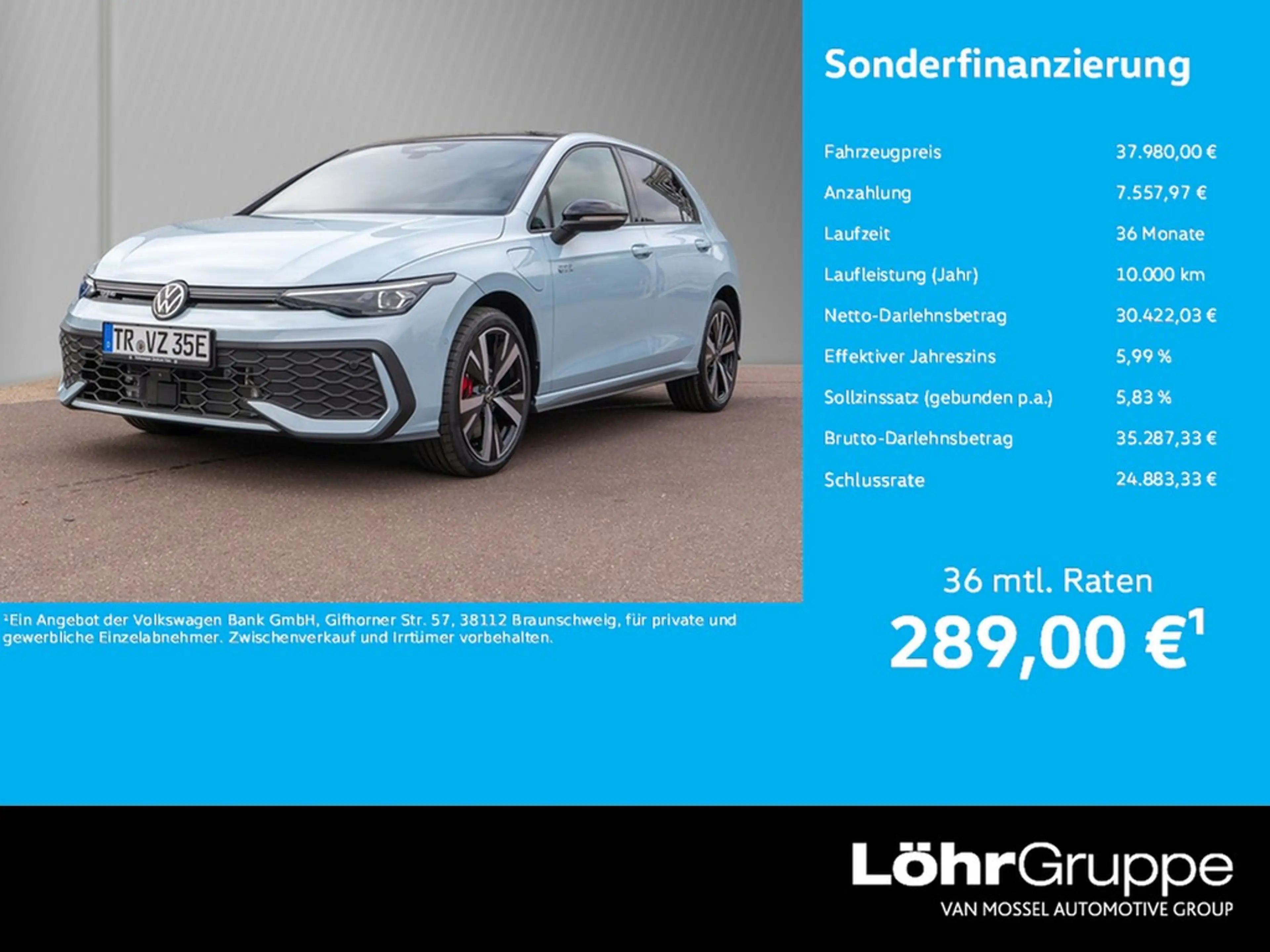 Volkswagen Golf GTE 1.5 TSI eHybrid AHK
