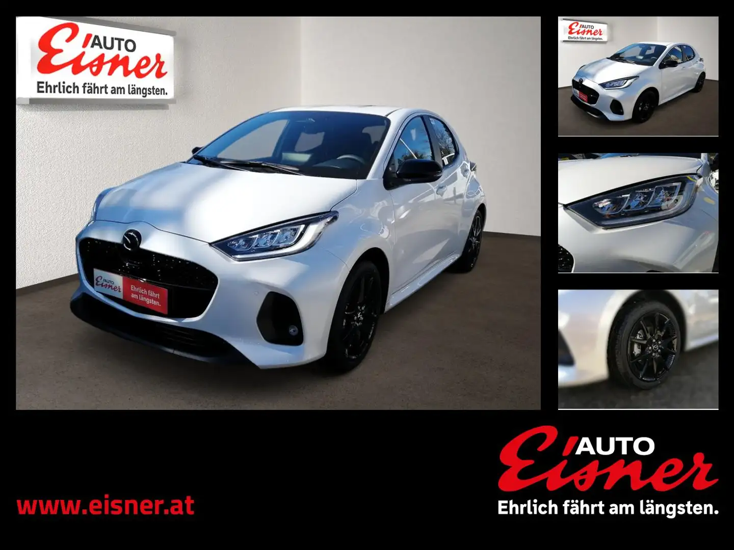 Mazda 2 HYBRID HOMURA Parksensoren, Regensensor Weiß - 1