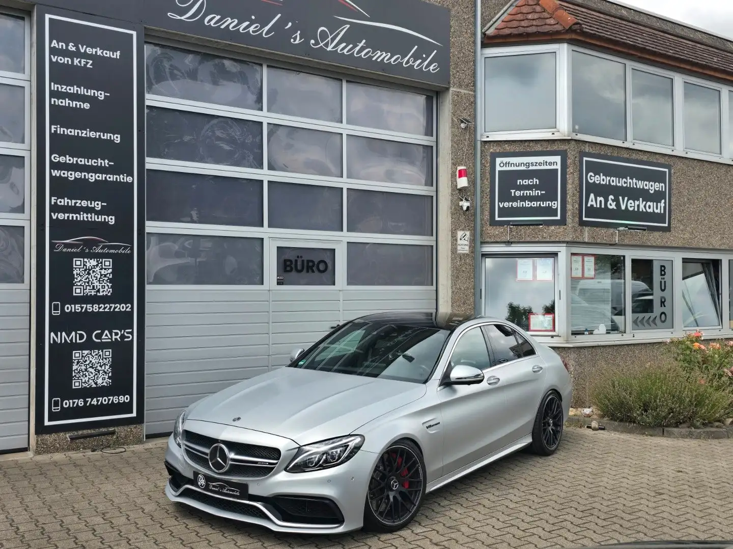 Mercedes-Benz C 63 AMG C 63 S AMG PERFORMANCE/CARBON/SCHALENSITZE Plateado - 1