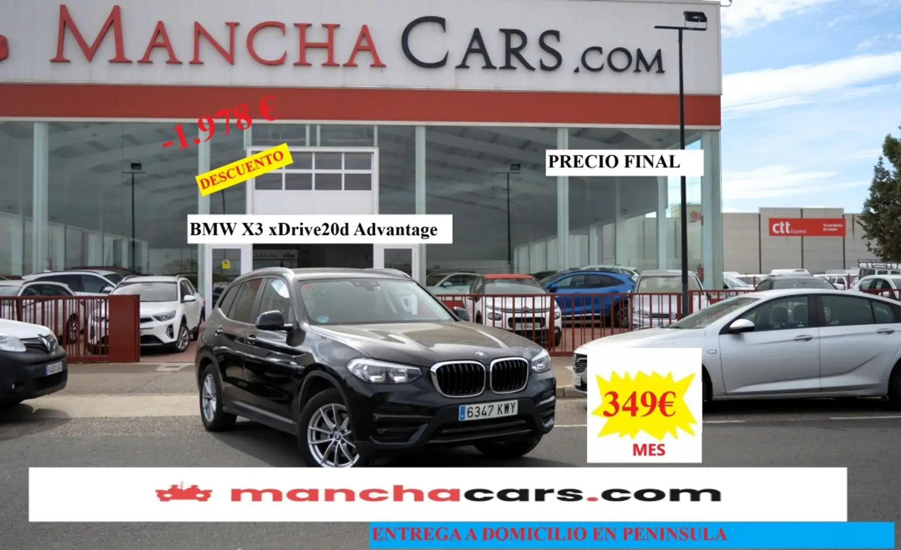 BMW X3 xDrive 20dA Business Noir - 1