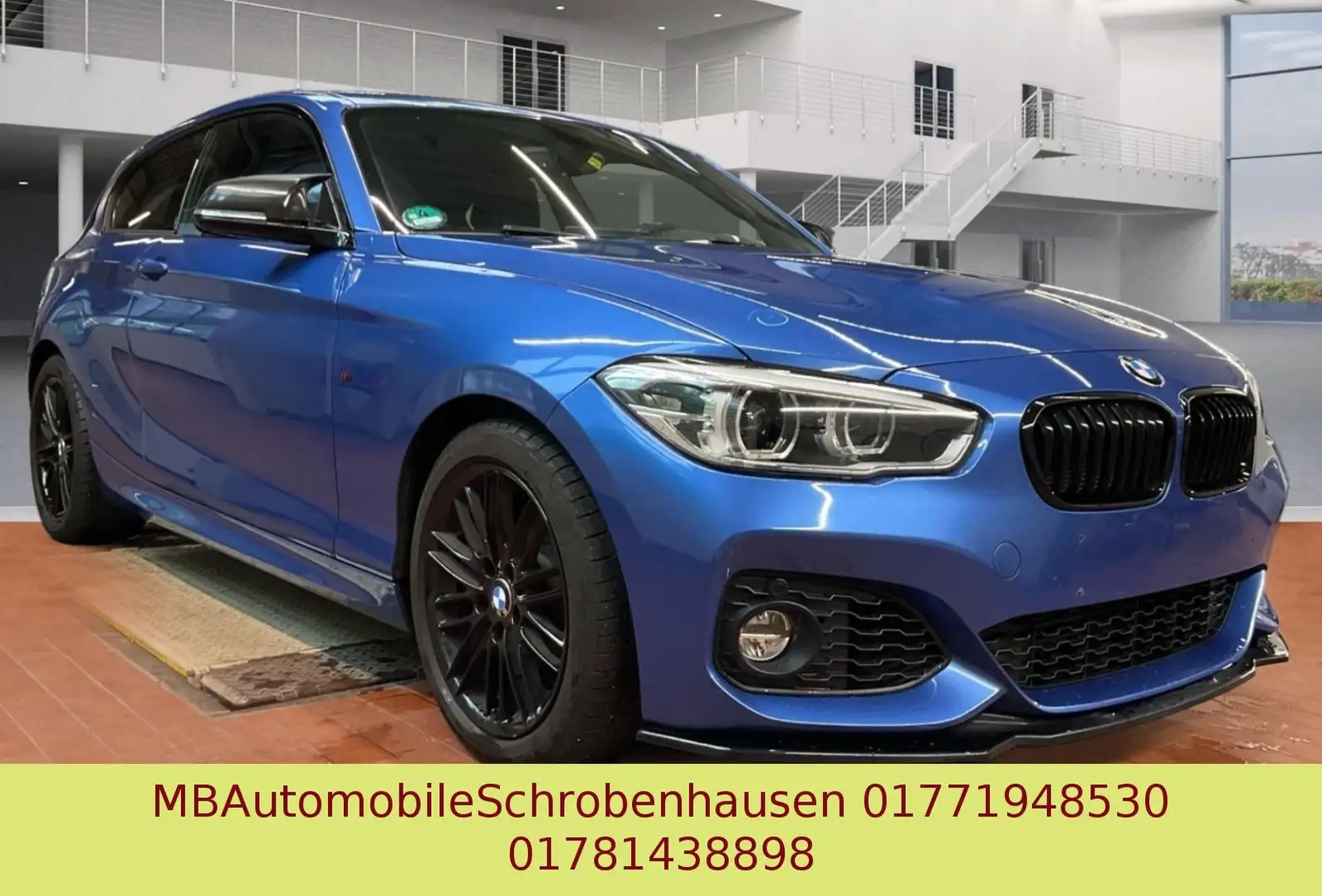 BMW 118 i M Sport AUTOMATIK Bleu - 1