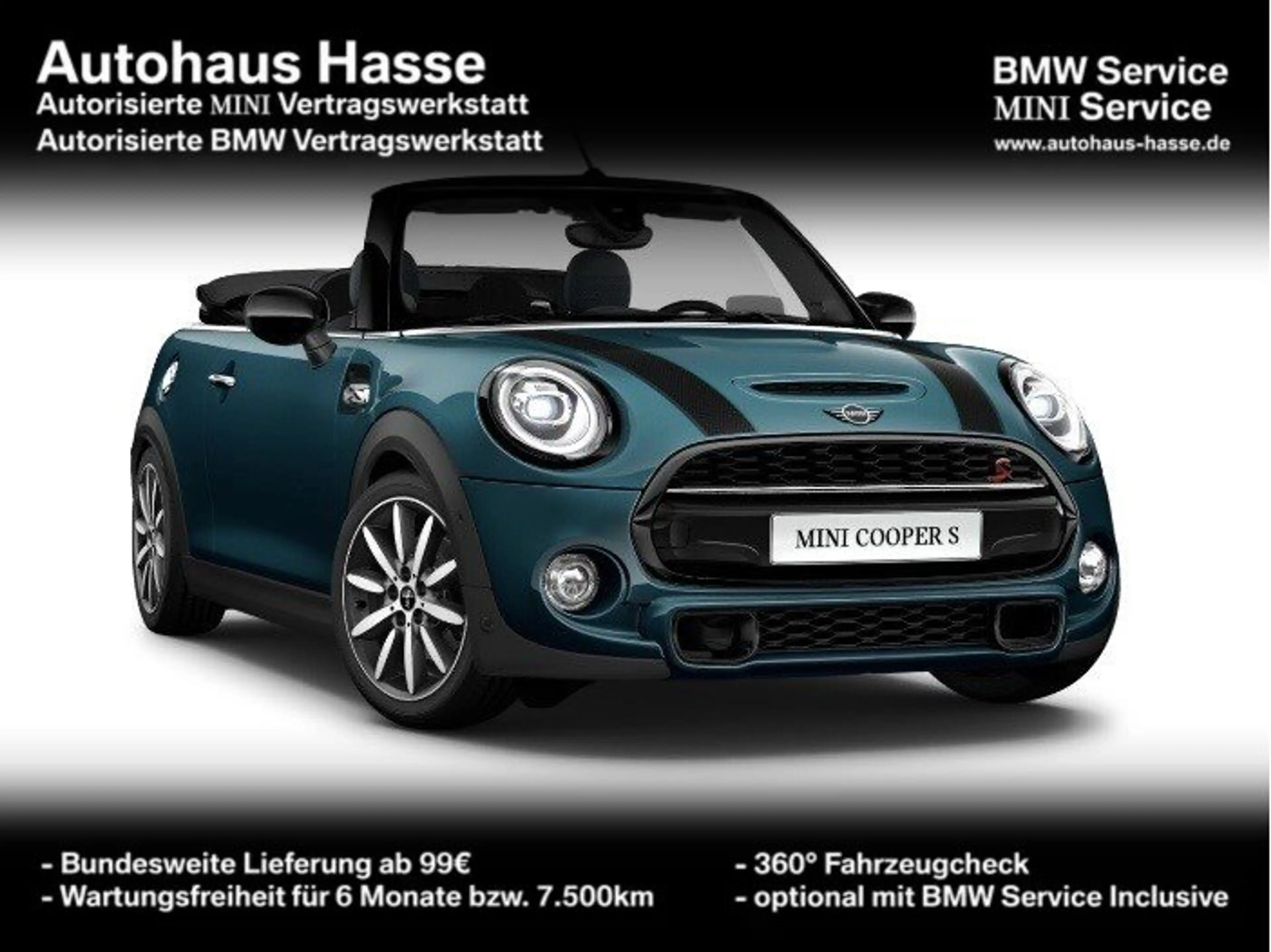 MINI Cooper S Cabrio Cooper S Cabrio Sidewalk H/K KAMERA DrAs HUD ACC