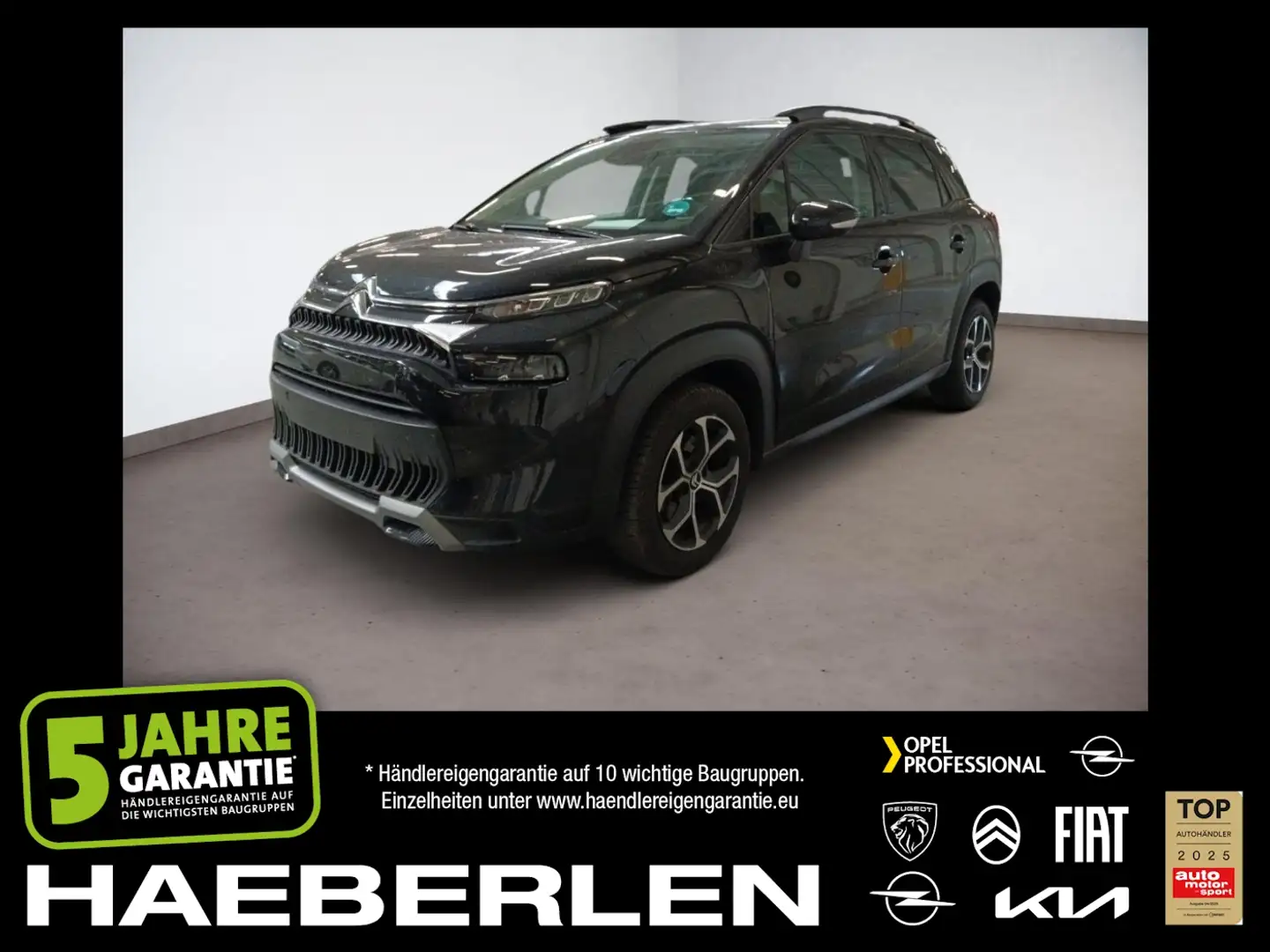 Citroen C3 Aircross 1.2 PureTech 130 Plus Navi+KlimaA+LM Noir - 1