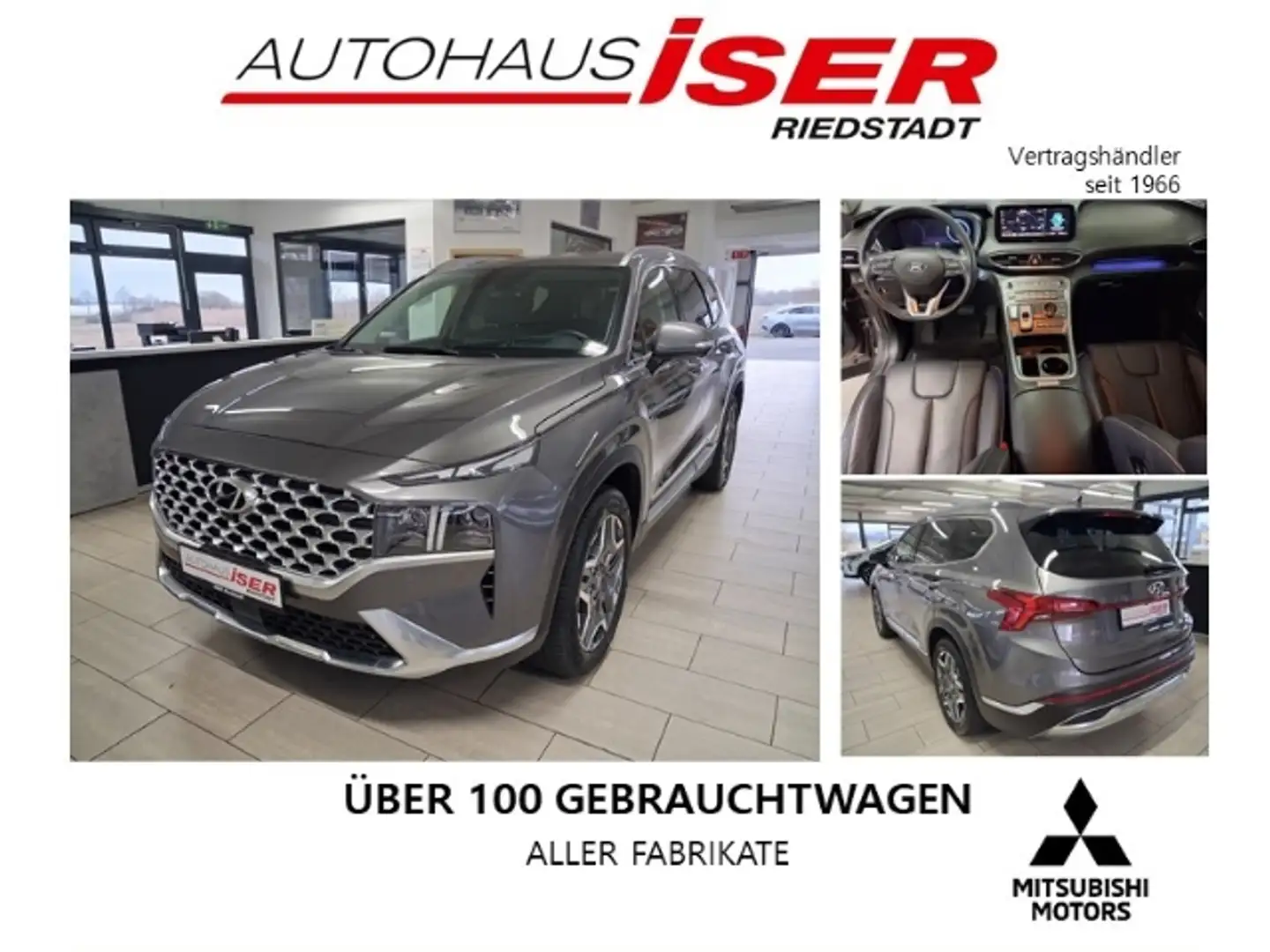 Hyundai SANTA FE Prime Hybrid 4WD Niveau Navi Soundsystem 360 Kamer Gris - 1