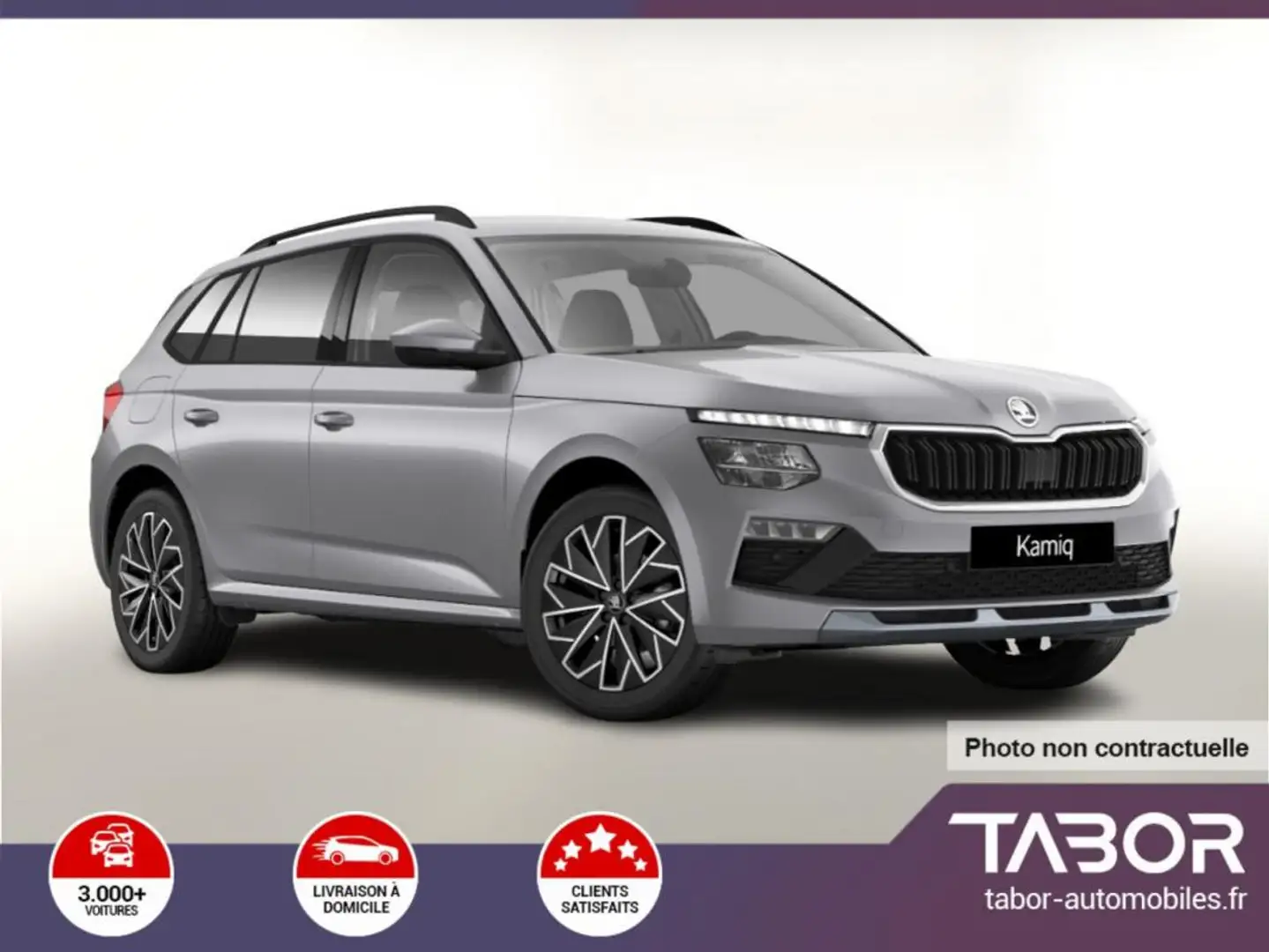 Skoda Kamiq TSI 116 DSG Selec Kessy Cam radars Argent - 1