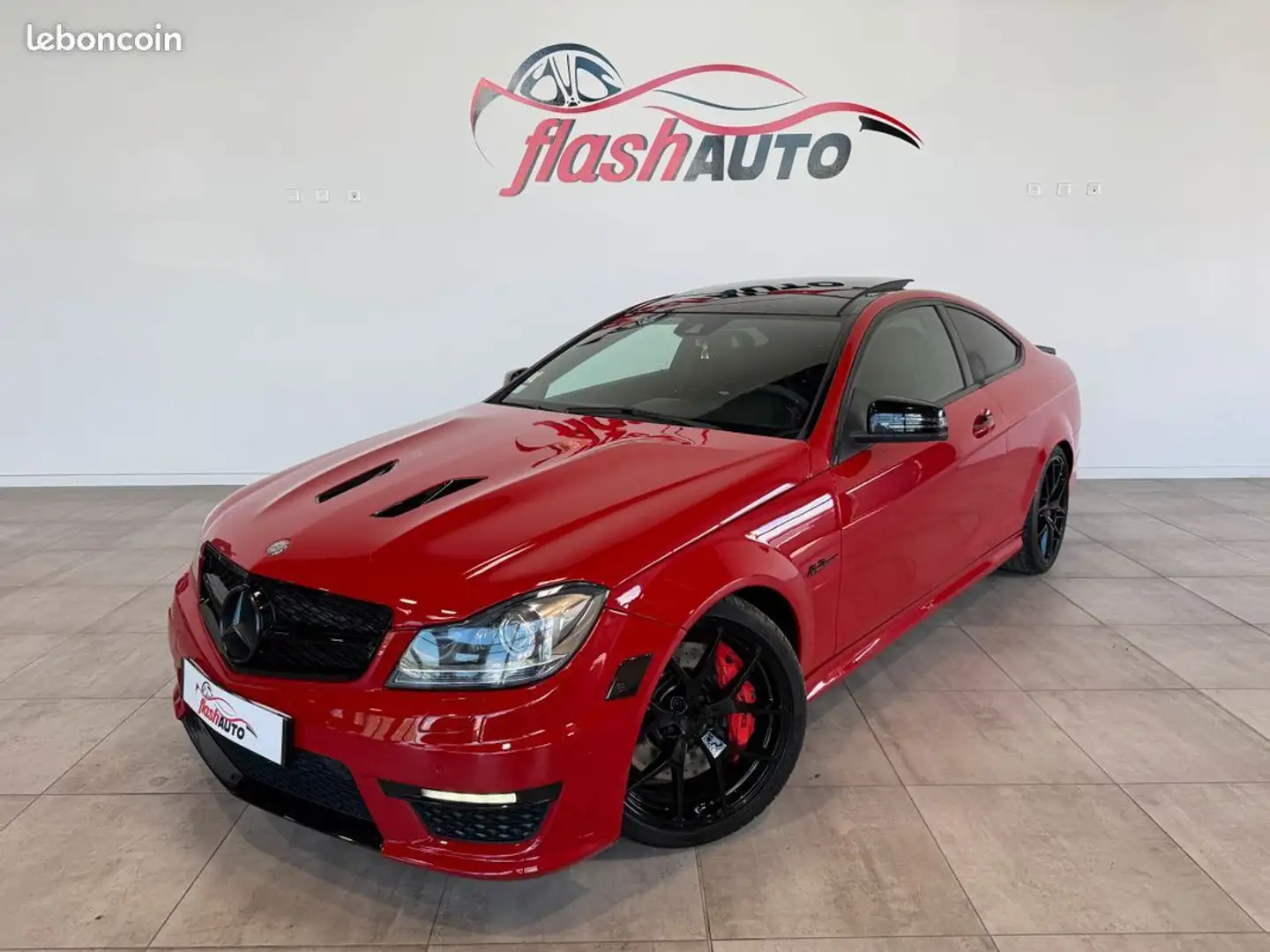 Mercedes-Benz C 63 AMG MERCEDES C63 AMG PHASE 2 Coupé 6.2 i V8 7G-TRONIC  Rojo - 1