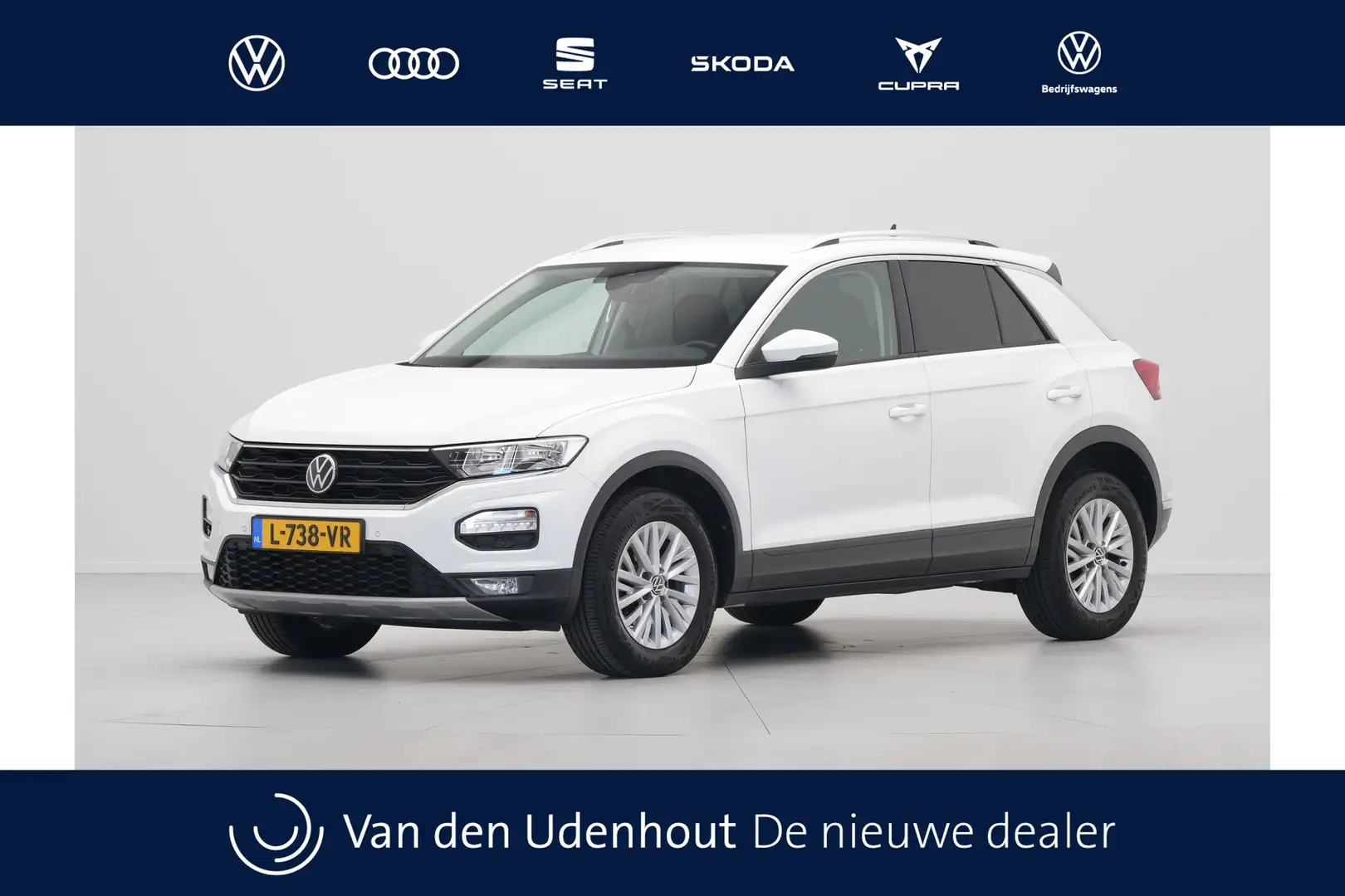 Volkswagen T-Roc 1.0 TSI 110pk Style Navigatie Clima Pdc Acc 44 Wit - 1