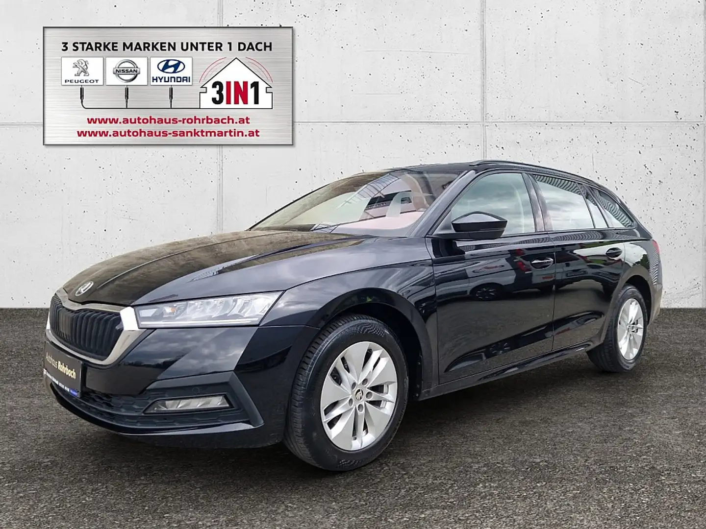 Skoda Octavia Combi 2,0 TDI Business DSG Schwarz - 1