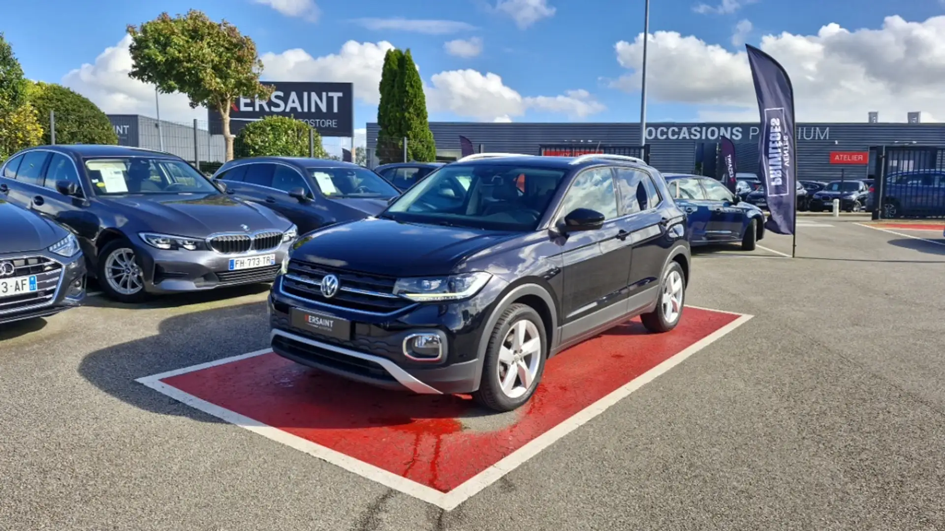 Volkswagen T-Cross 1.6 TDI 95ch Lounge Business Noir - 1