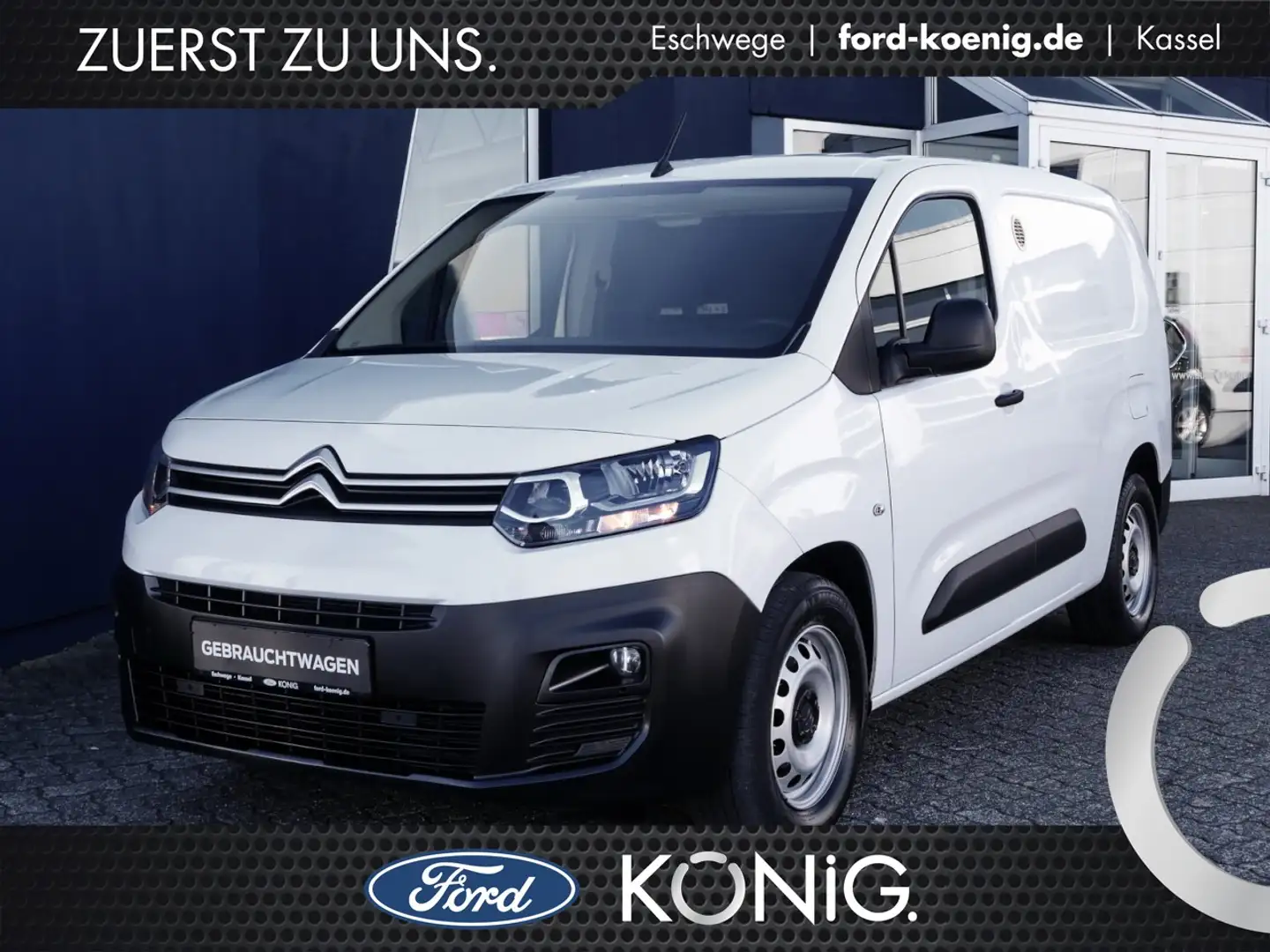 Citroen Berlingo KW Worker L2 100 BlueHDi Klima+Radio Klima Weiß - 1