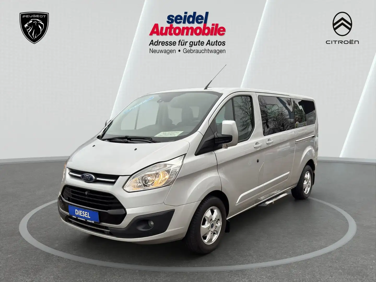 Ford Tourneo Custom Kombi 2.0 TDCi 310 L2 Titanium Silber - 1