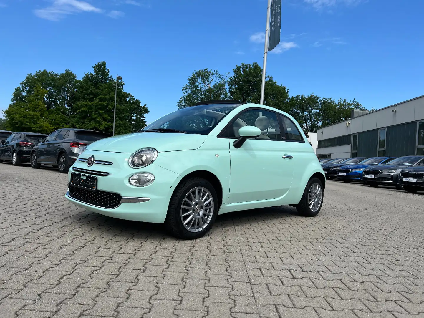 Fiat 500C Cabrio Lounge 1.0 *Navi Klimaauto Alu PDC* Vert - 1