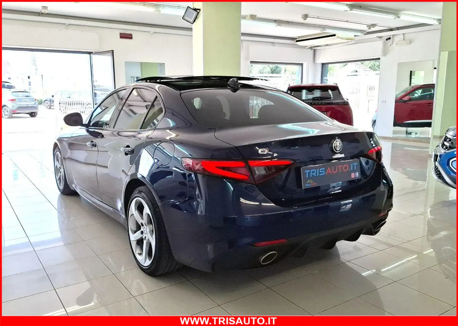 Alfa Romeo Giulia 2.2 d Aut. Q4 Veloce (TETTO PANORAMICO+PELLE+NAVI) Blu/Azzurro - 2