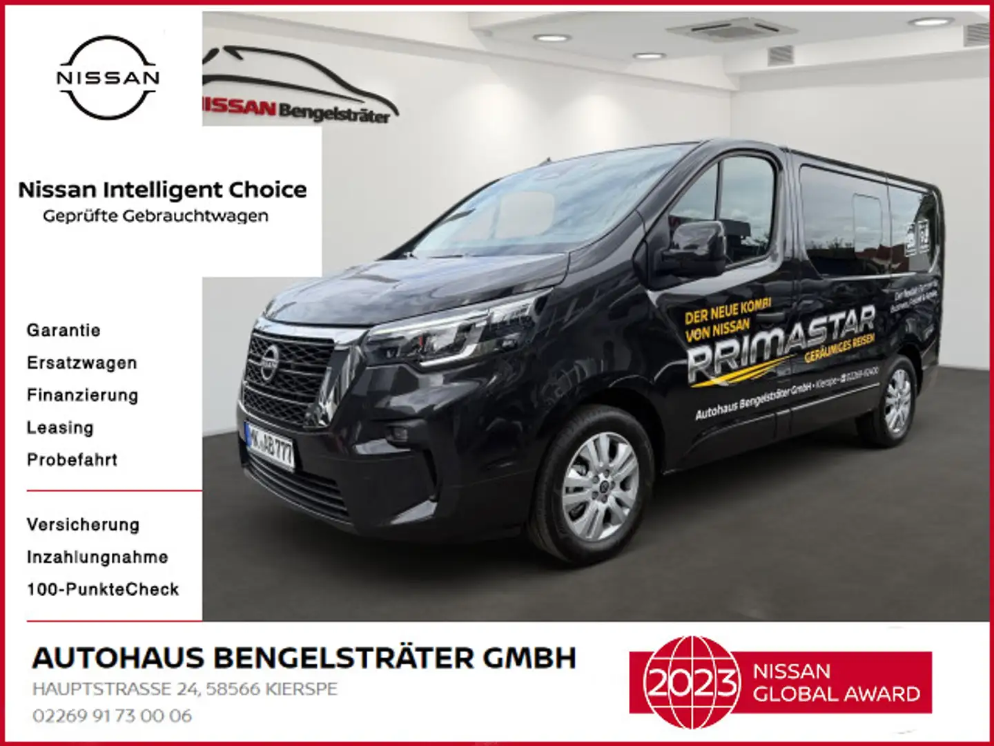 Nissan Primastar 2,8t dCI 150 Automatik AHK Schwarz - 1