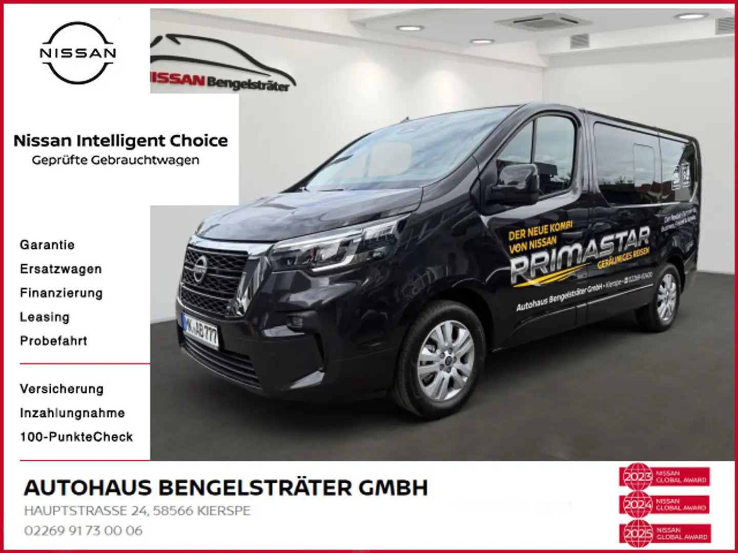 Nissan Primastar 2,8t dCI 150 Automatik AHK Schwarz - 1