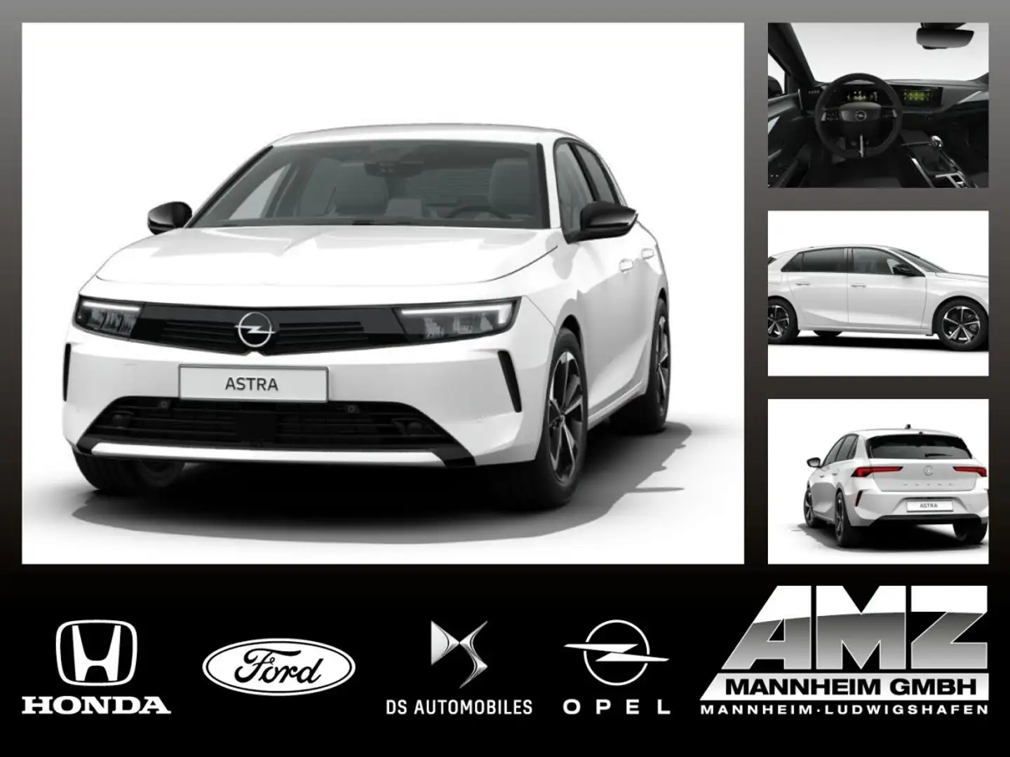 Opel Astra Edition 1.2 Turbo Weiß - 1