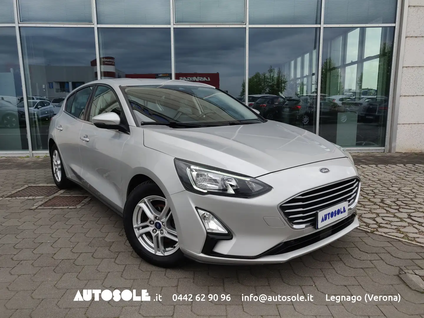 Ford Focus 1.5 Ecoblue Business Argento - 1
