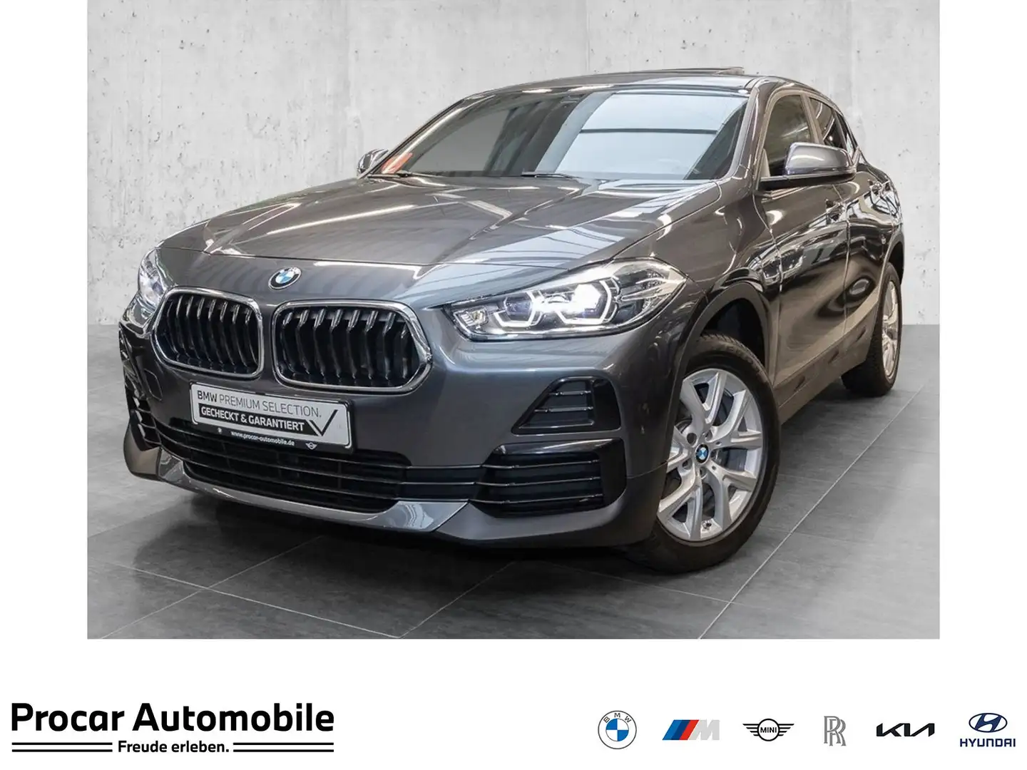 BMW X2 sDrive18d A Advantage HiFi DAB LED Pano.Dach Grau - 1