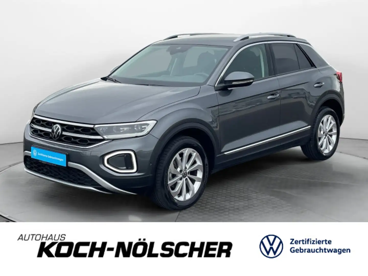 Volkswagen T-Roc 1.5 TSI Style DSG Navi LED Kamera Grau - 1