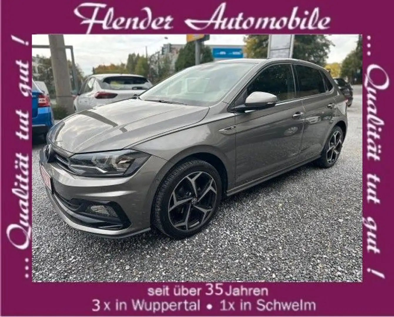 Volkswagen Polo VI R-Line inkl. 3Jahre Hausgarantie Grau - 1