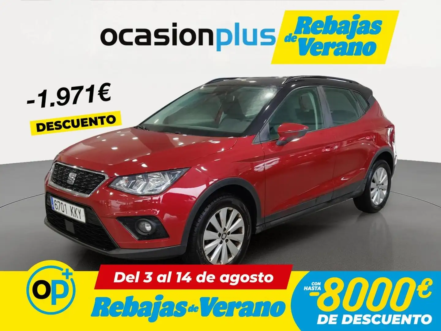 SEAT Arona 1.0 TSI Ecomotive S&S Style 95 Rojo - 1