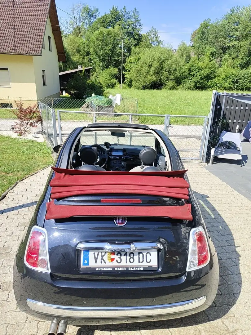 Fiat 500C 500 Cabrio 1,2 Pop Pop Schwarz - 1
