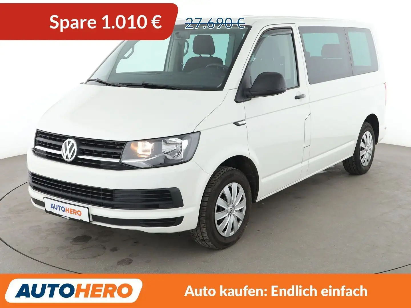 Volkswagen T6 Multivan 2.0 TDI Trendline*NAVI*CAM*SHZ*AHK*BLUETOOTH Weiß - 1
