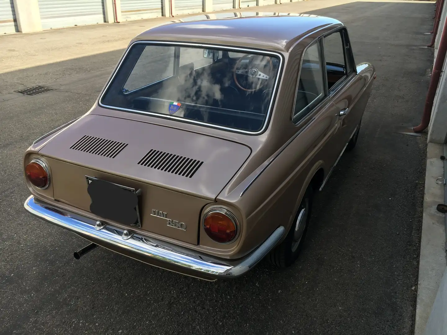 Fiat 850 Vignale Lusso Brąz - 2