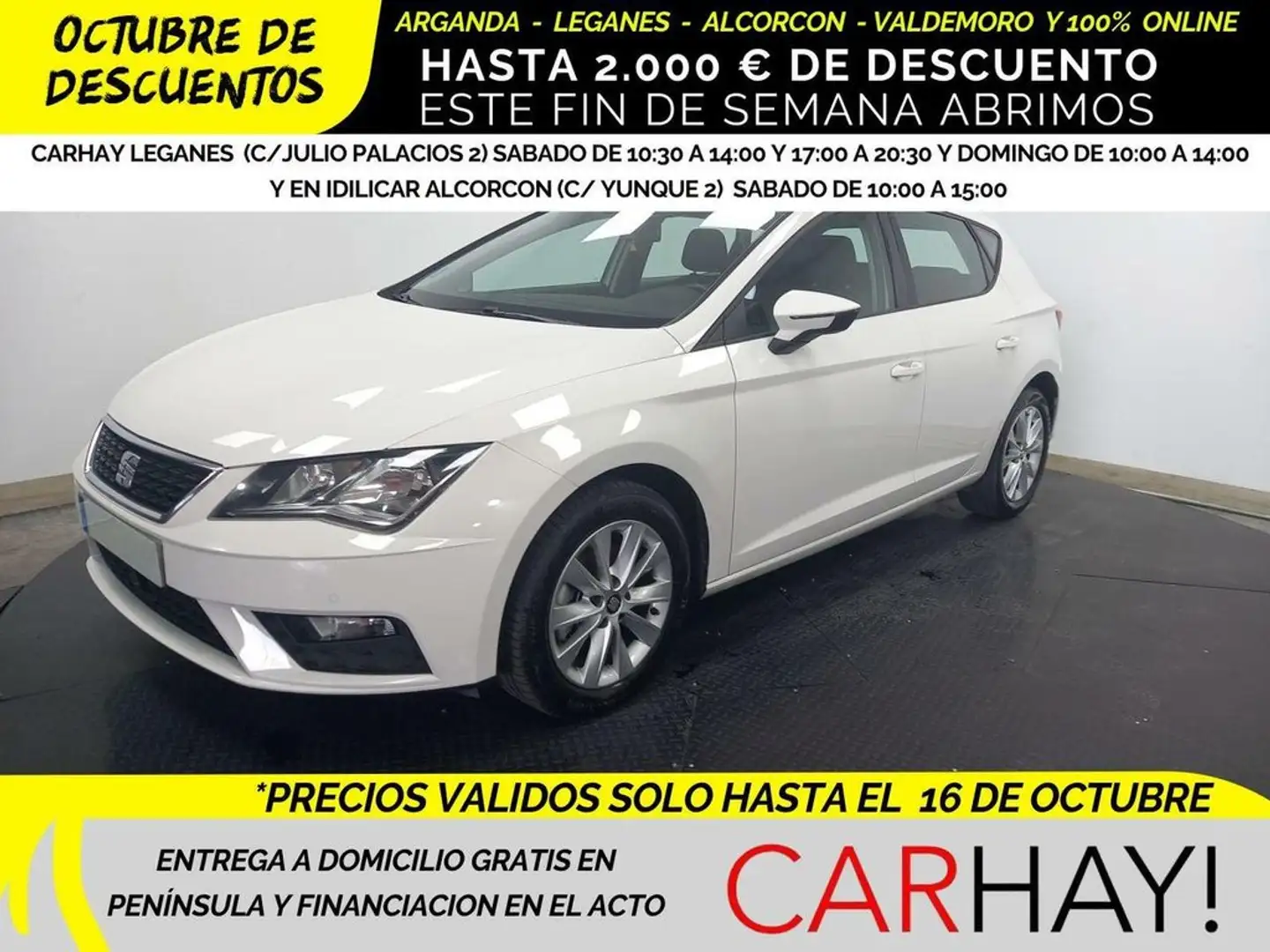 SEAT Leon 1.5 TGI 96kW (130CV) St&amp;Sp Style Wit - 2