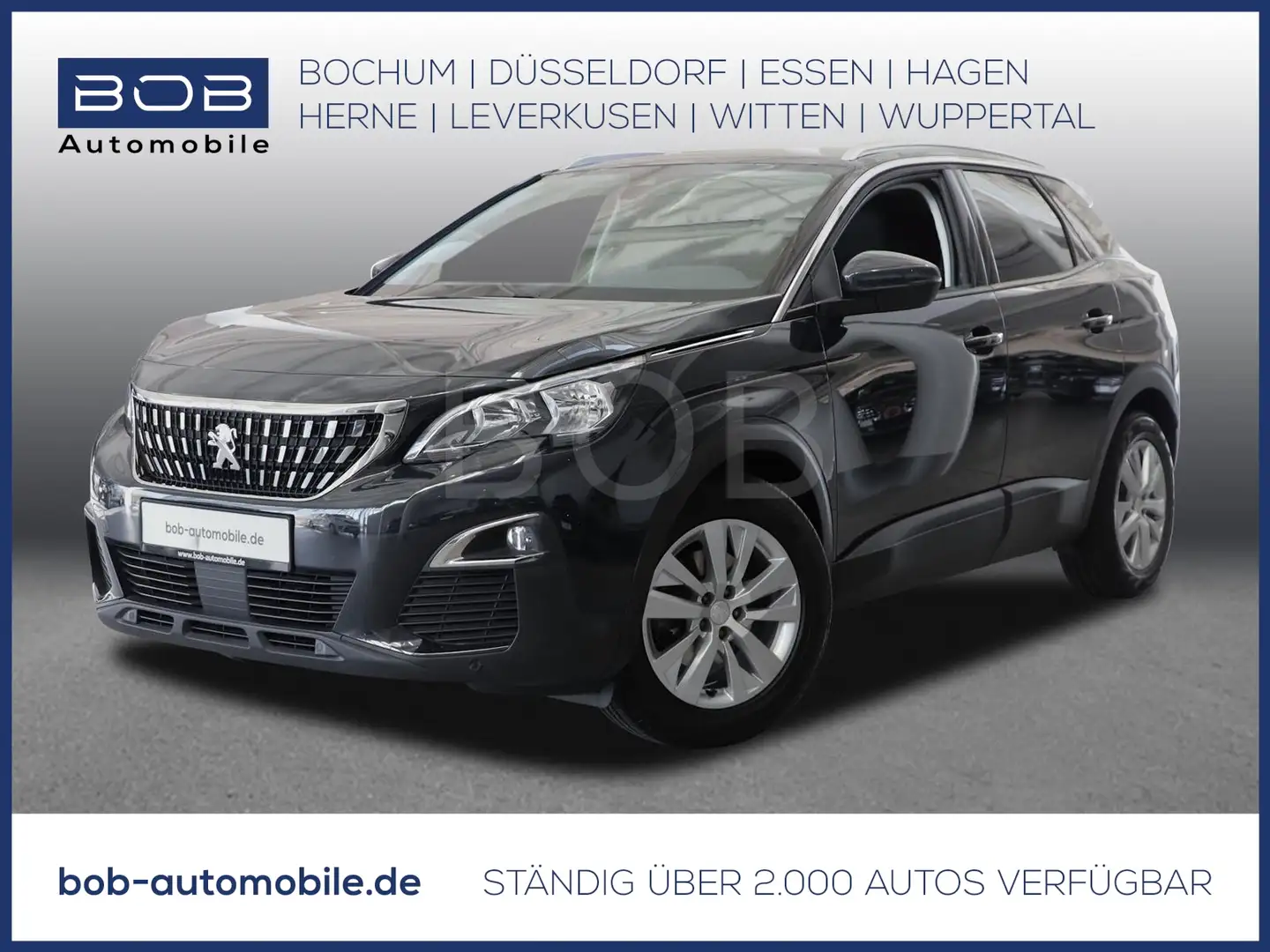 Peugeot 3008 1.2 Active Aut. AHK KAMERA PDC v+h SHZ ALU Grau - 1