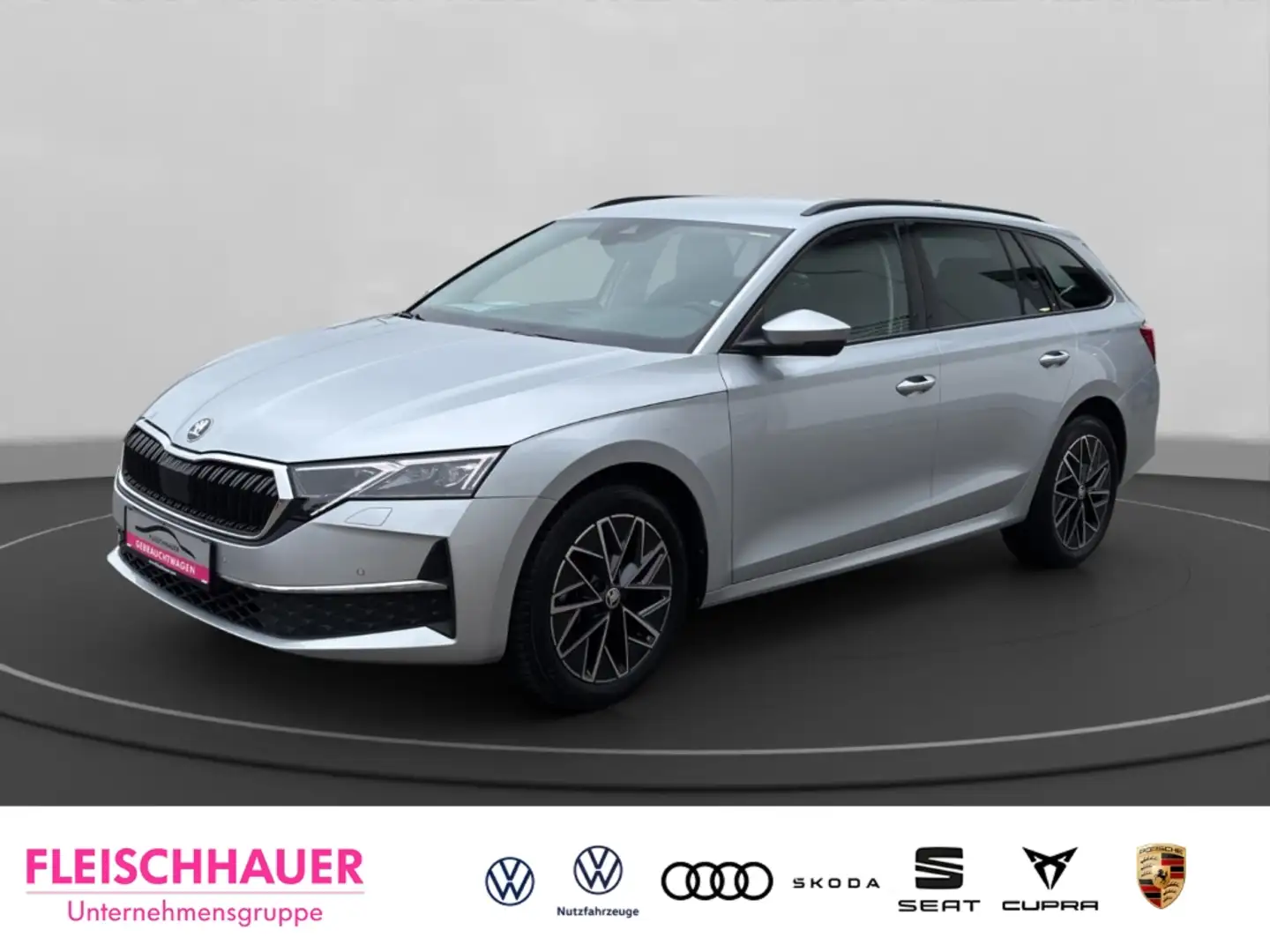 Skoda Octavia Combi 1.5 TSI+KLIMAAUT+LED+SHZ+LED Silber - 1