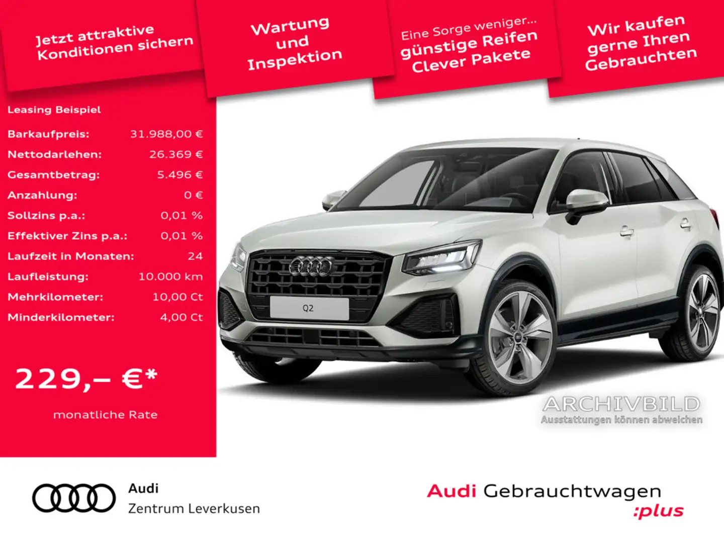 Audi Q2 AHK LED SHZ PDC Schwarz - 1