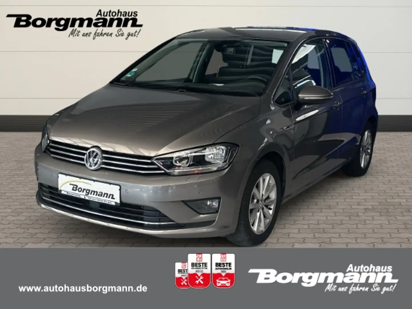 Volkswagen Golf Sportsvan VII Lounge BMT Start-Stopp 1.2 TSI Sperrdiff. 2-Zo Gris - 1