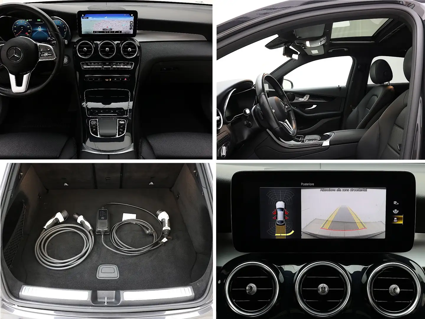 Mercedes-Benz GLC 300 Coupé 2.0 DE 4MATIC EQ-Power Sport✔️TETTO Nero - 2