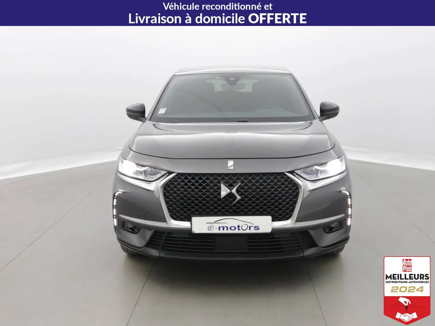DS Automobiles DS 7 Crossback DS 7 Crossback Hybride E-Tense 225 EAT8 So Chic +C Gris - 2