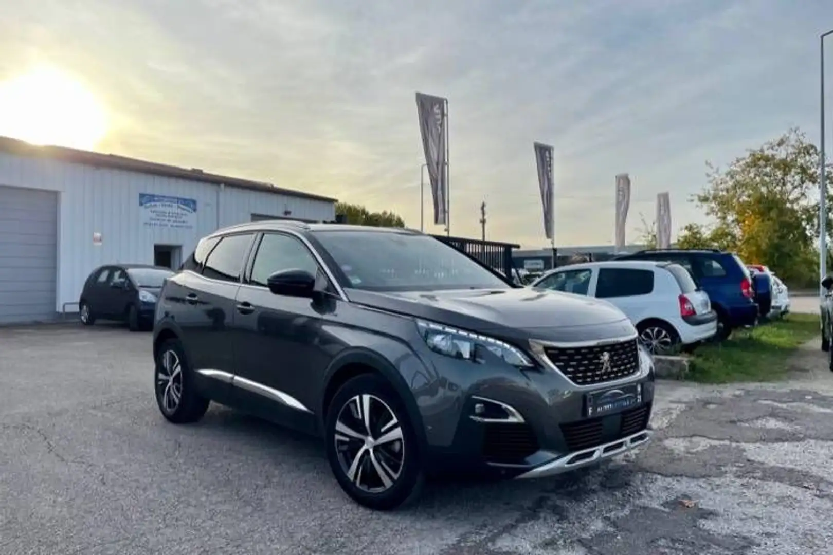 Peugeot 3008 II 1.6 BlueHDi 120ch GT Line S&S EAT6 Gris - 2