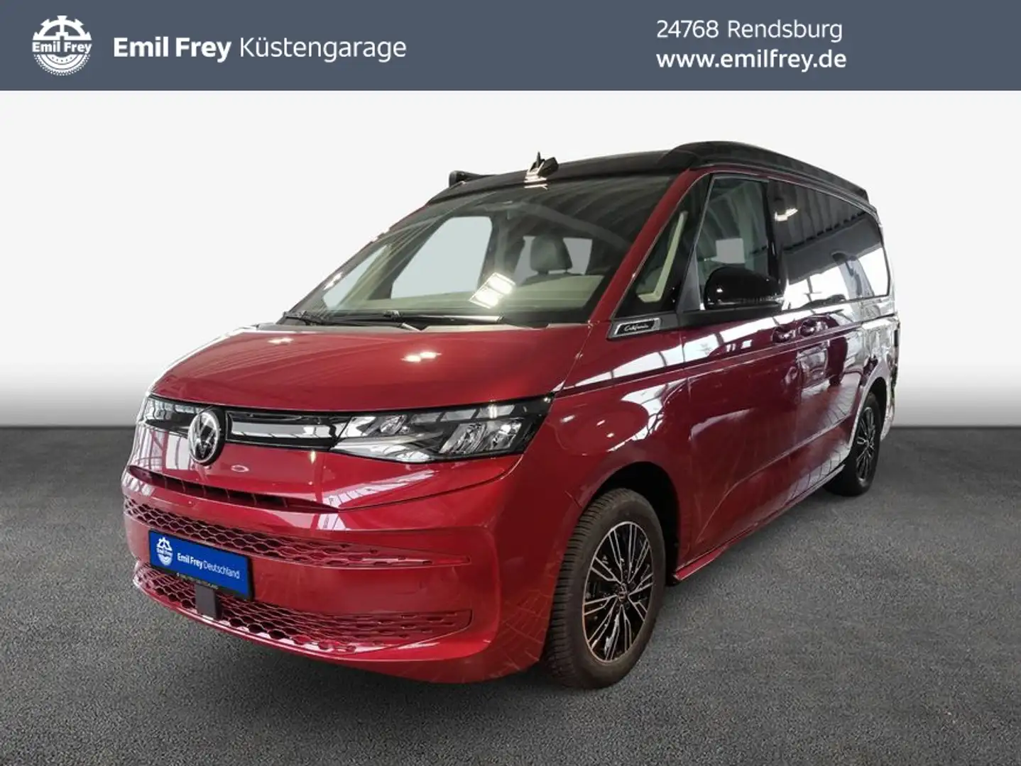 Volkswagen T7 California Coast 2,0 TDI DSG AHK Navi Markise Rot - 1