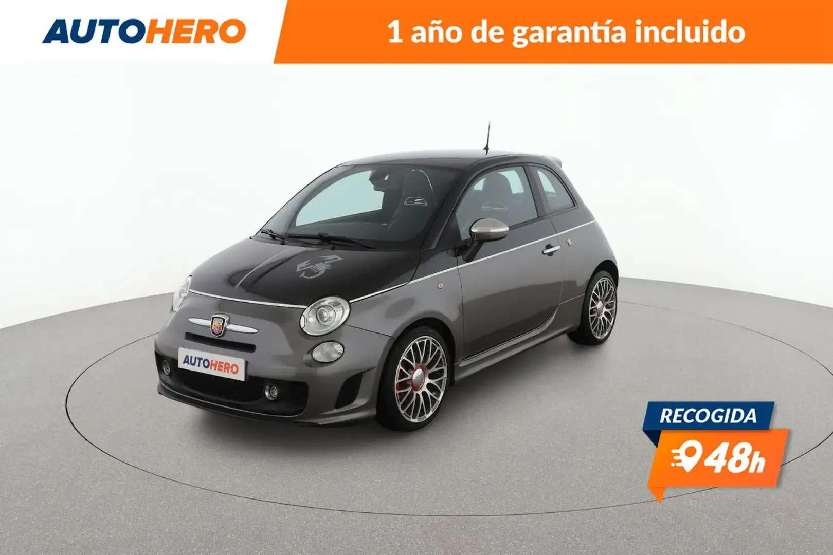 Abarth 500 1,4 Turbo Gris - 1