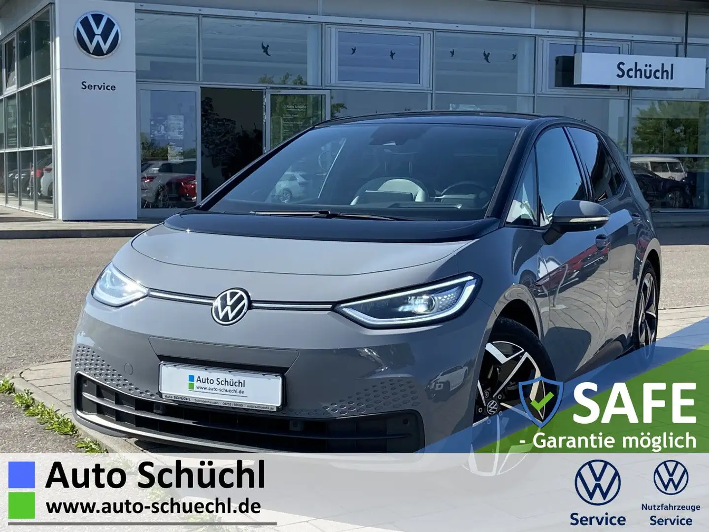 Volkswagen ID.3 PRO-S 82 kWh WÄRMEPUMPE+NAVI+MATRIX-LED+CC Grau - 1