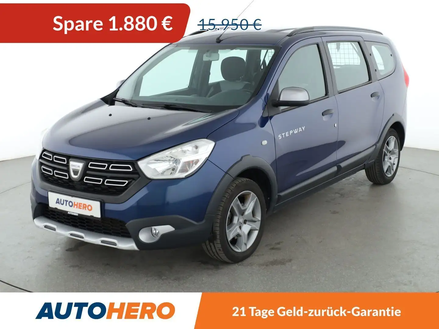 Dacia Lodgy 1.3 TCe Stepway *TEMPO*PDC*SHZ*KLIMA* Bleu - 1