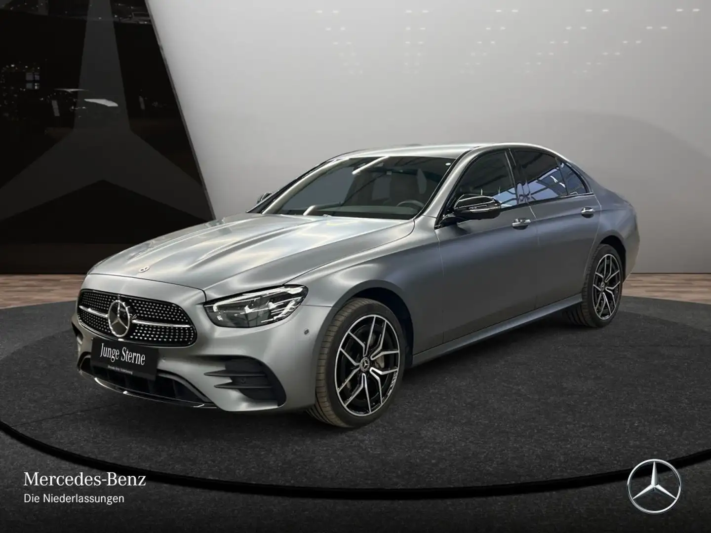 Mercedes-Benz E 300 de 4M AMG+NIGHT+360+LED+FAHRASS+BURMESTER+9G Grau - 2