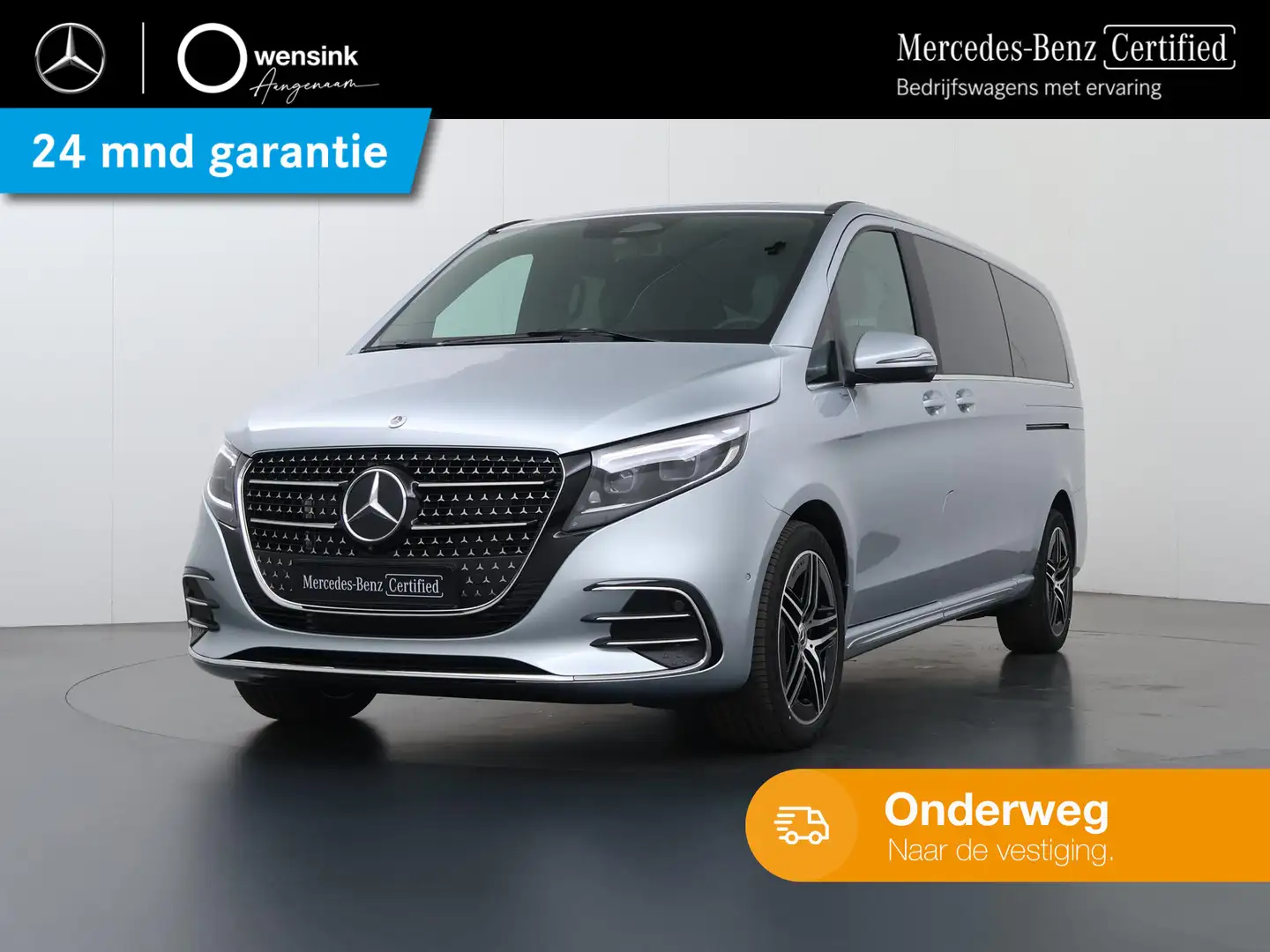 Mercedes-Benz V 300 300d AMG | 4-MATIC | XL L3 | DUBBEL CABINE | 360 C Srebrny - 1