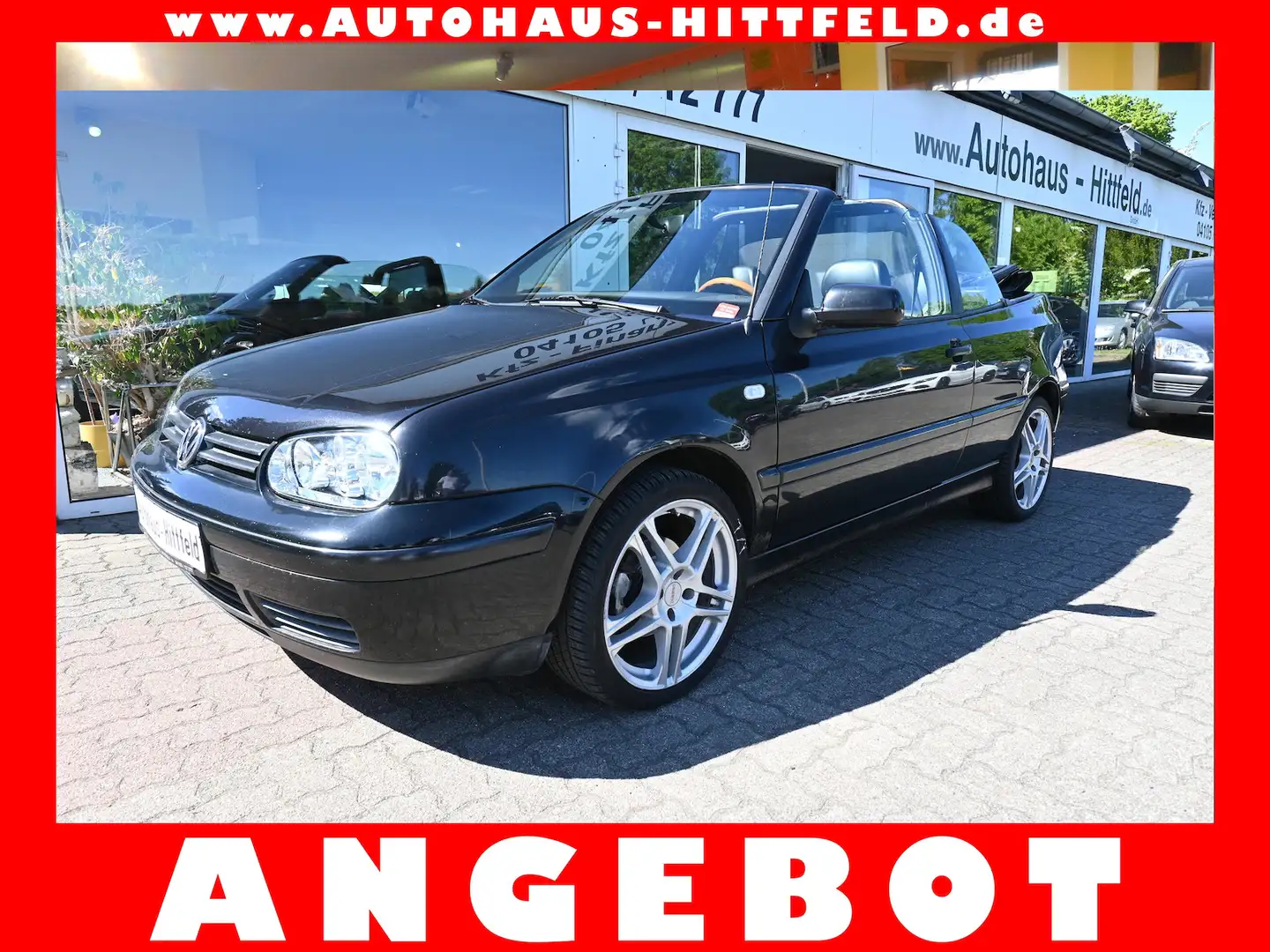 Volkswagen Golf Cabriolet 1.6 *Classicline* Leder 17Alus Negru - 1