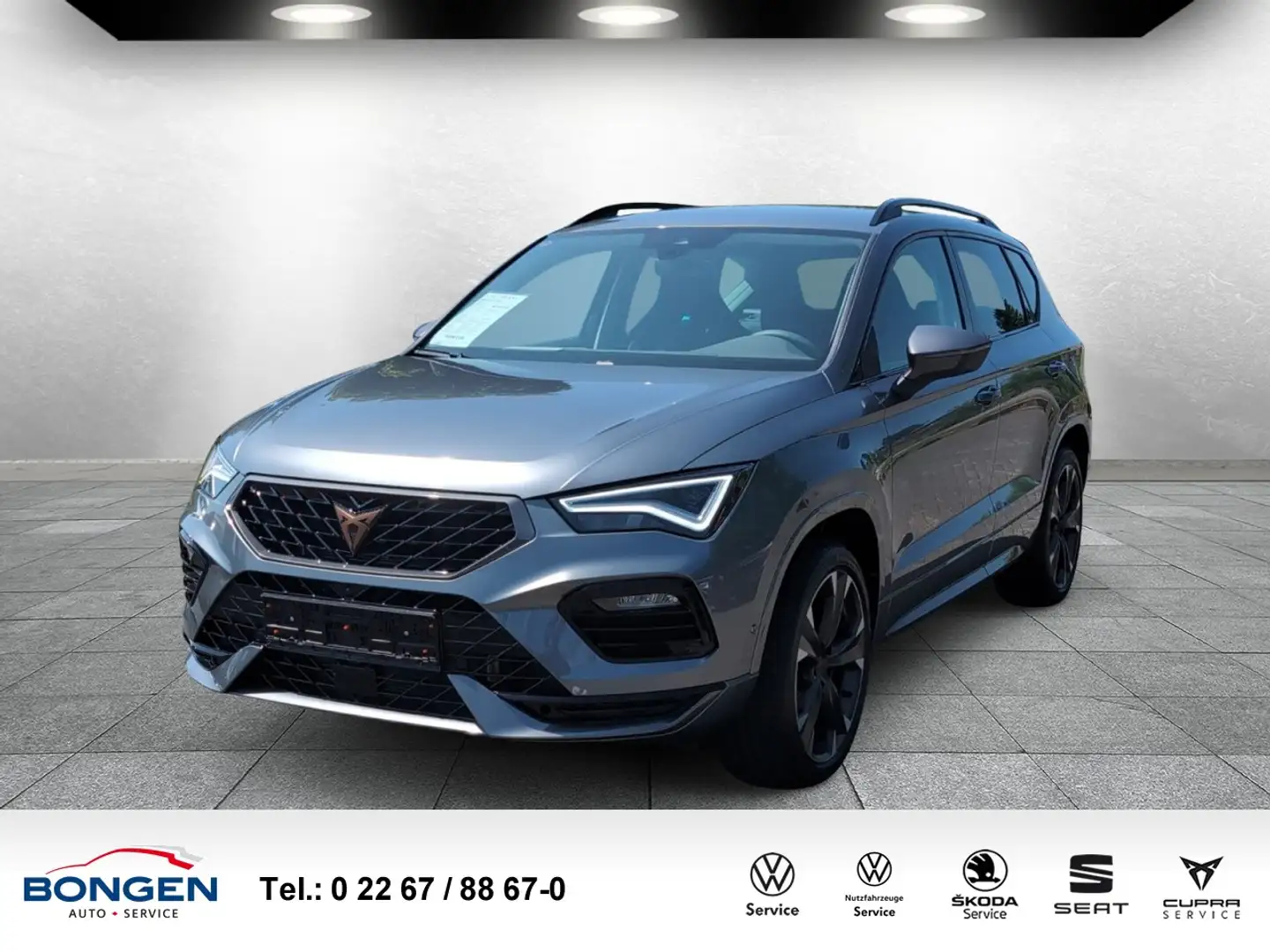 CUPRA Ateca 2.0 TSI DSG 4x4 AHK Navi Rückfahrkamera Klima Gris - 1
