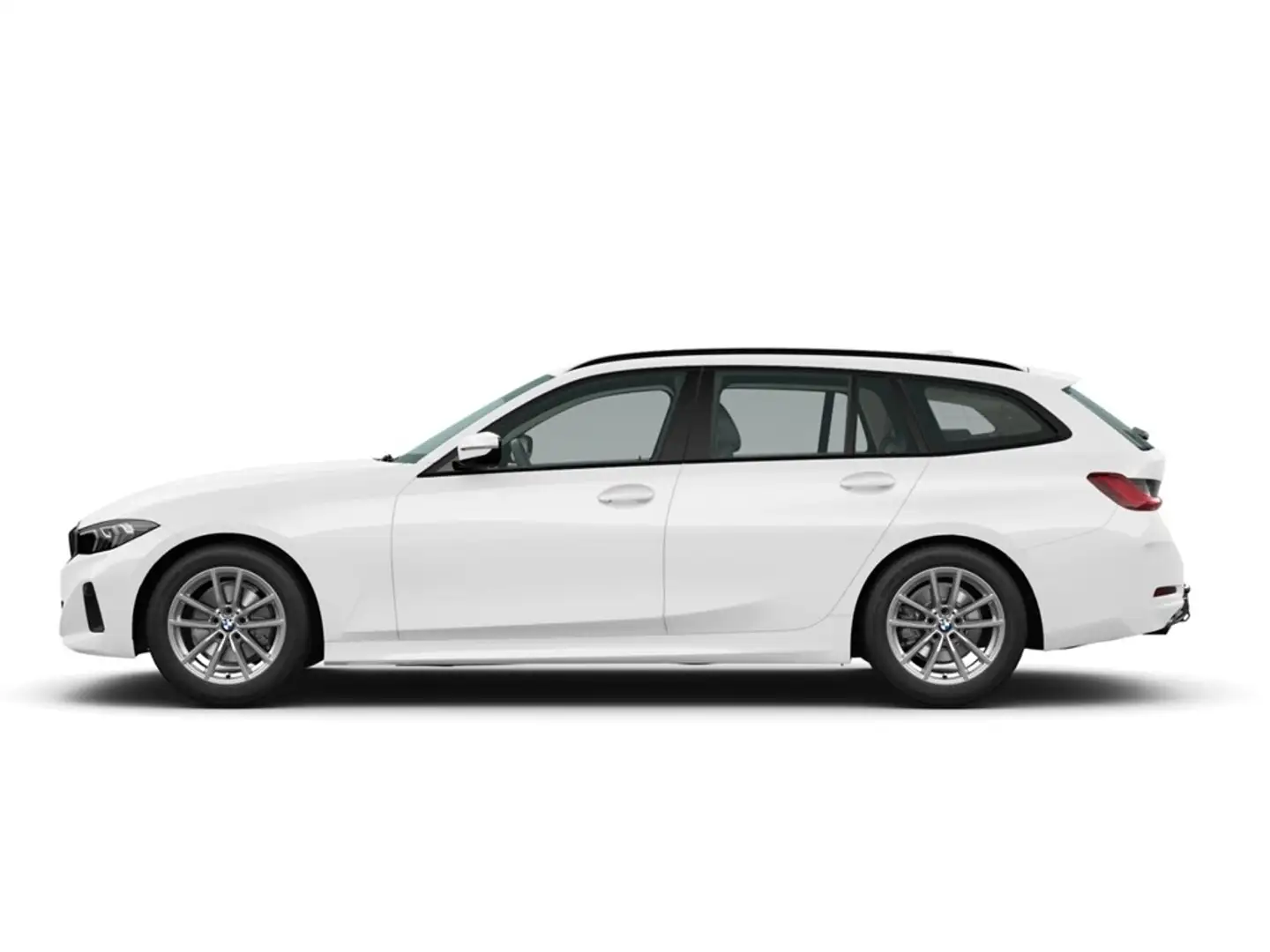 BMW 318 i Touring AHK Navi LED PA Sportsitze SHZ Blanc - 2
