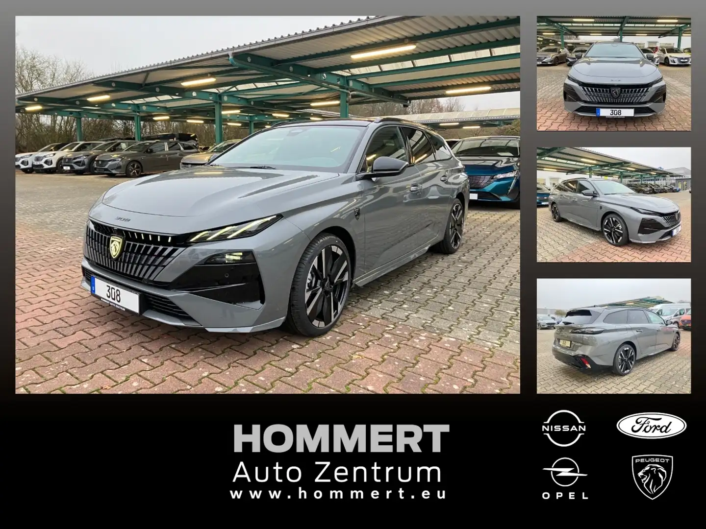 Peugeot 308 SW GT 1.2 146PS *Full-LED*FOCAL*360°-Kam*Shz* Grau - 1