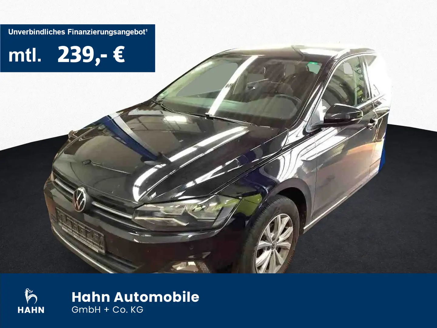 Volkswagen Polo 1.0TSI Highline Climatr Sitzhzg ACC APP PDC Schwarz - 1