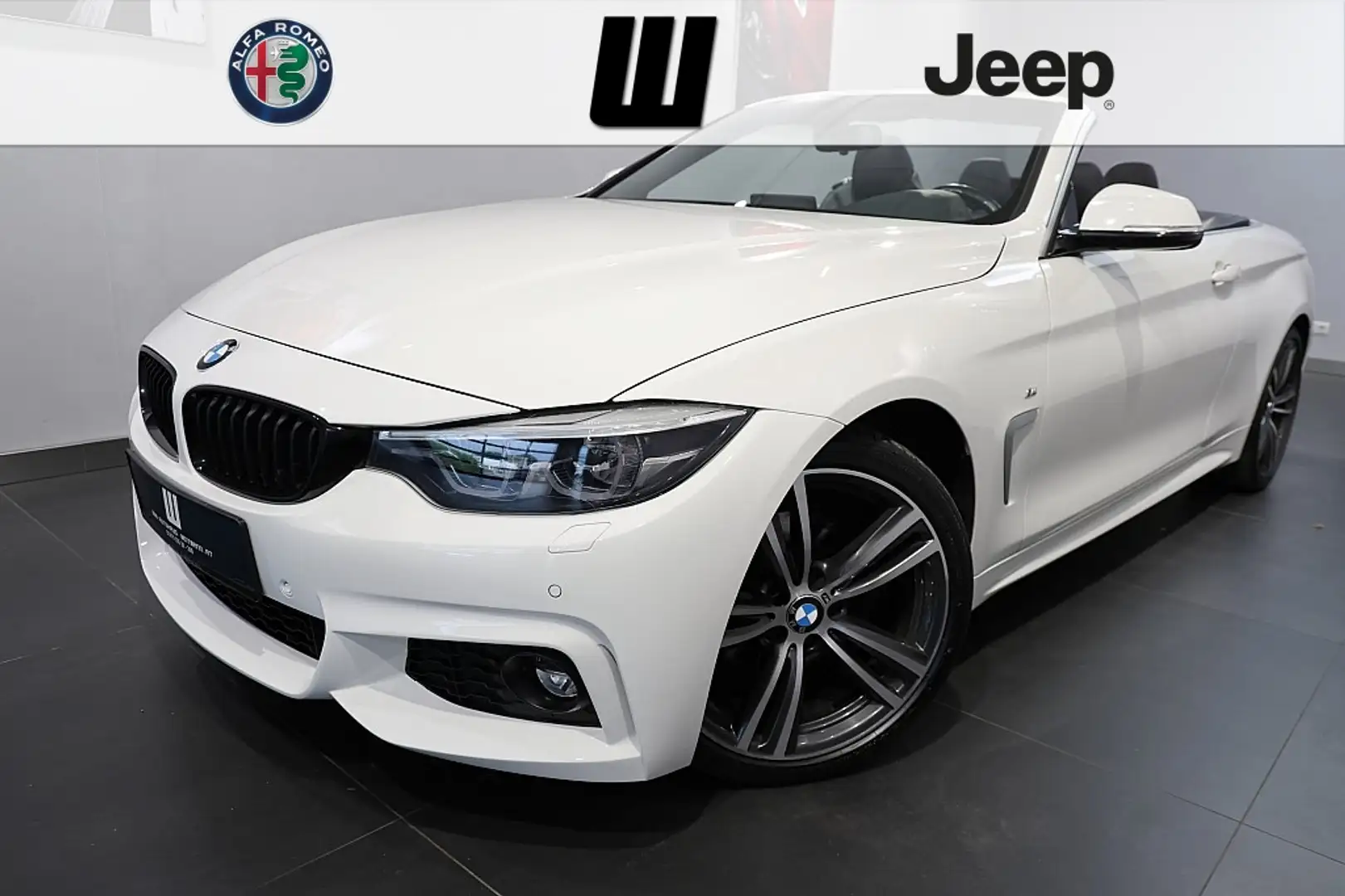 BMW 420 d Cabrio Aut. Blanc - 1