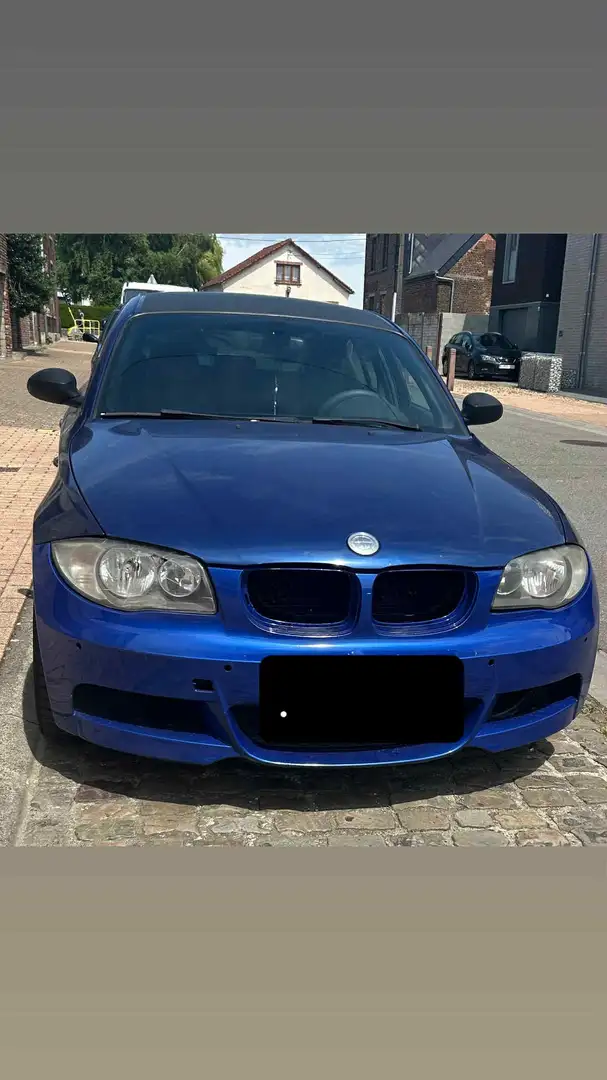 BMW 118 118d DPF Bleu - 1